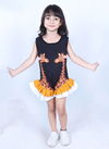 Orange Colour BABY 8 KIDS Designer Pari look Piece Western Party Wear Type Imported Lycra Digital Print Children Collection BABY 02